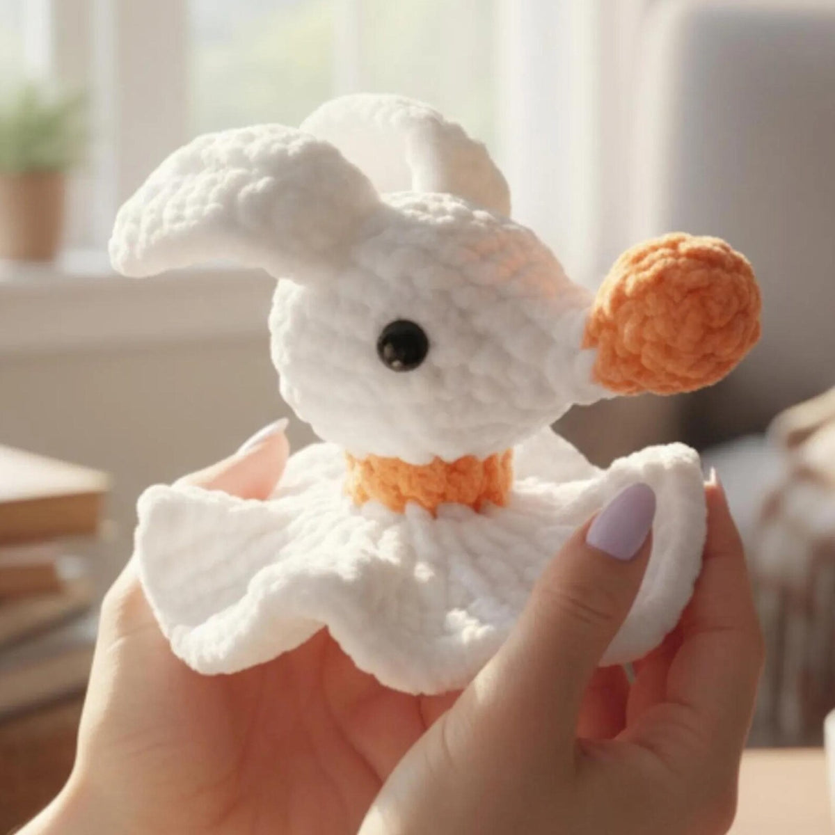 Zero Crochet Pattern PDF – Gothic Ghost Dog Amigurumi