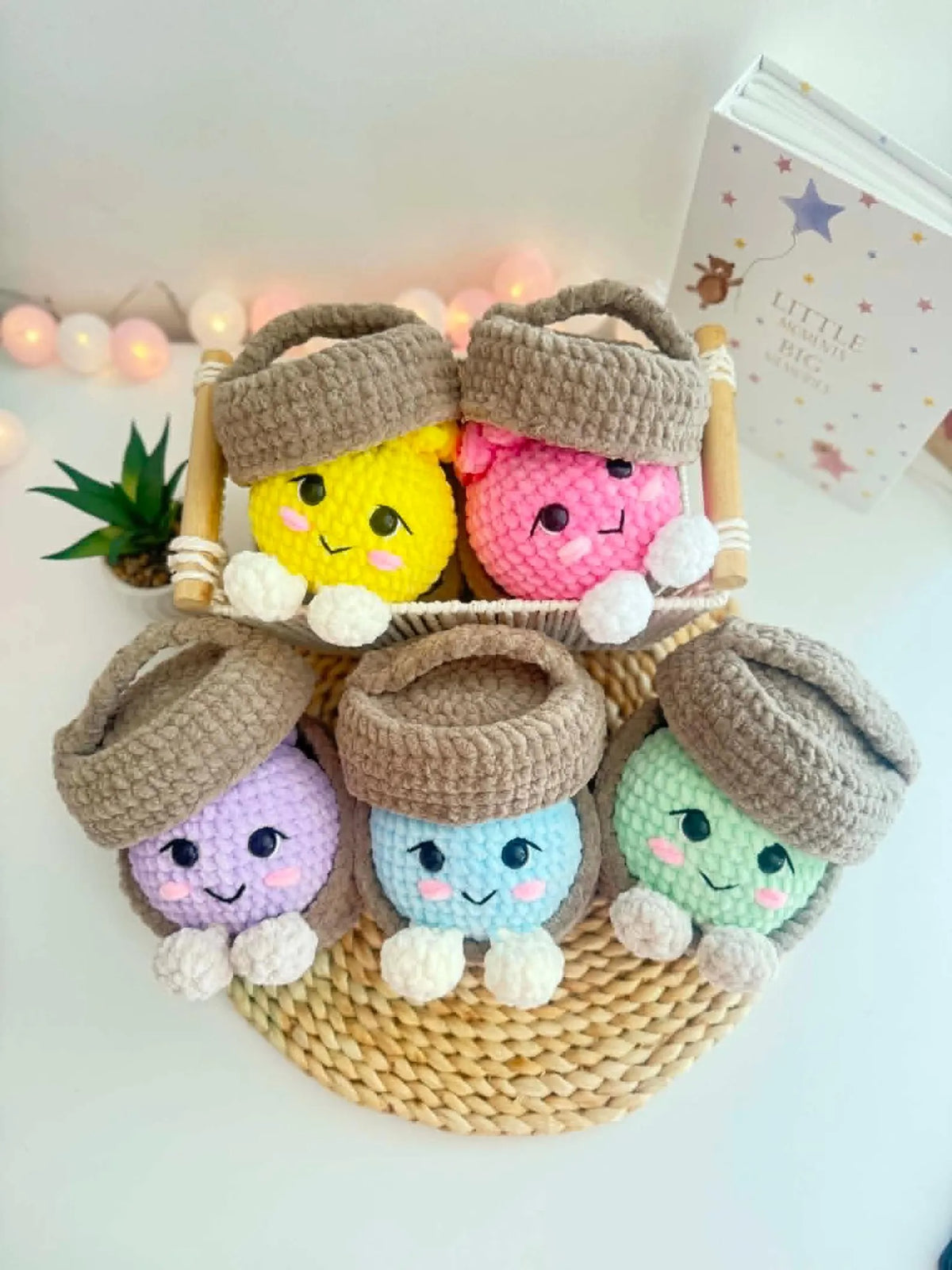 Dimple the Dumpling Crochet Pattern PDF – No-Sew Amigurumi