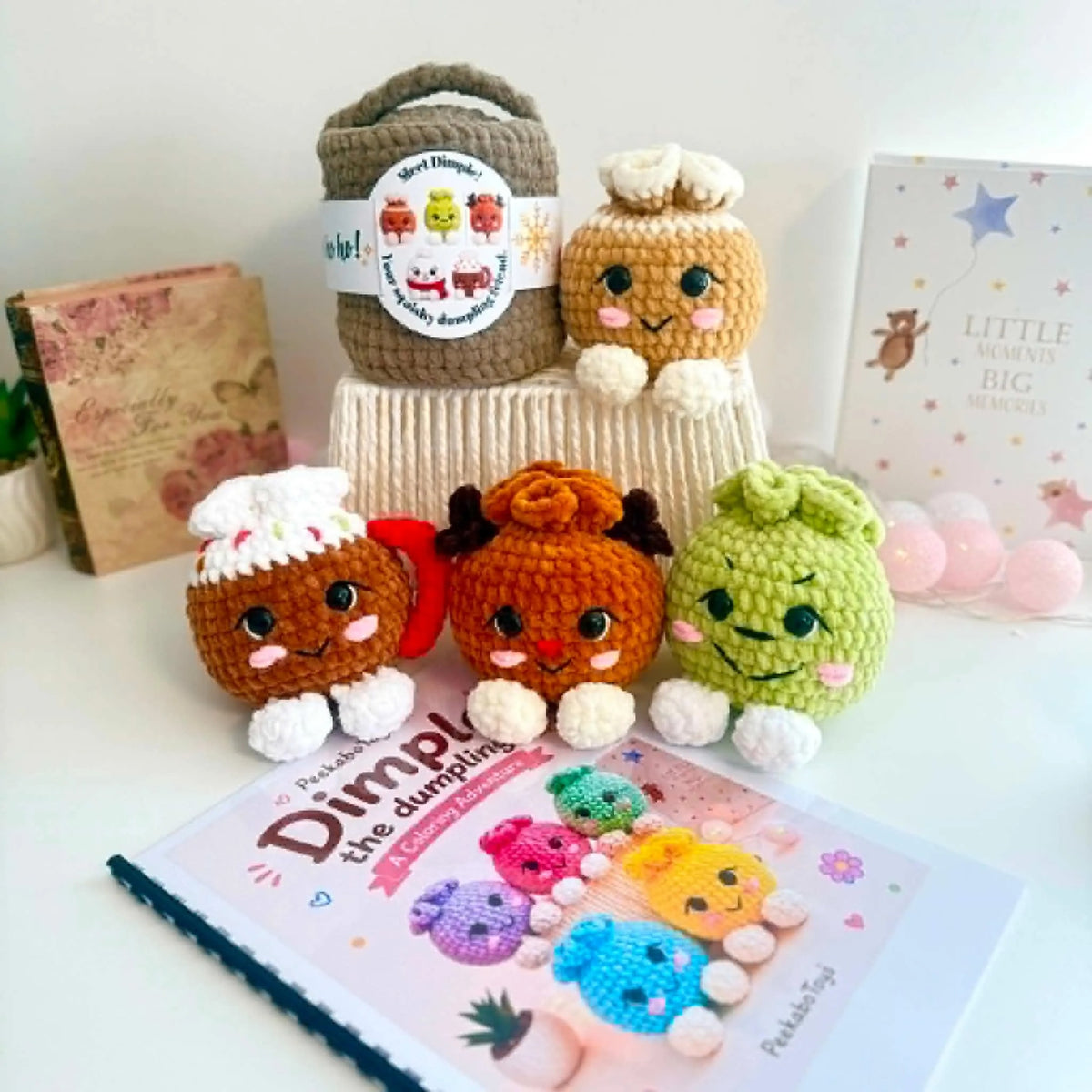 Christmas Dimple Add-Ons Crochet Pattern PDF – Festive Amigurumi