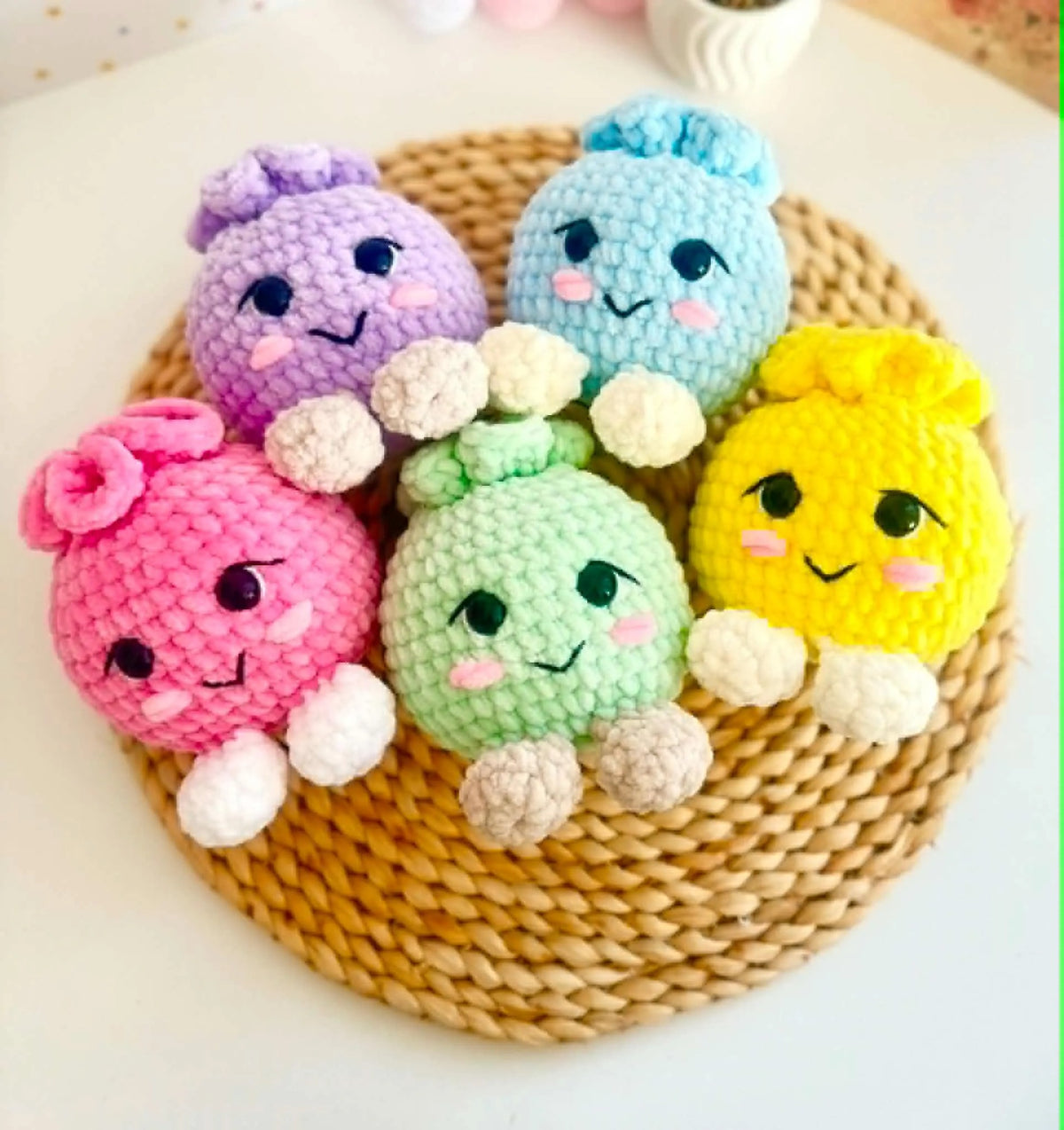 Dimple the Dumpling Crochet Pattern PDF – No-Sew Amigurumi