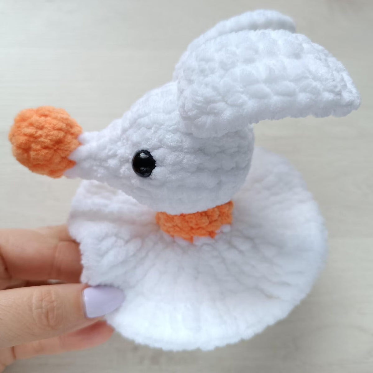Zero Crochet Pattern PDF – Gothic Ghost Dog Amigurumi