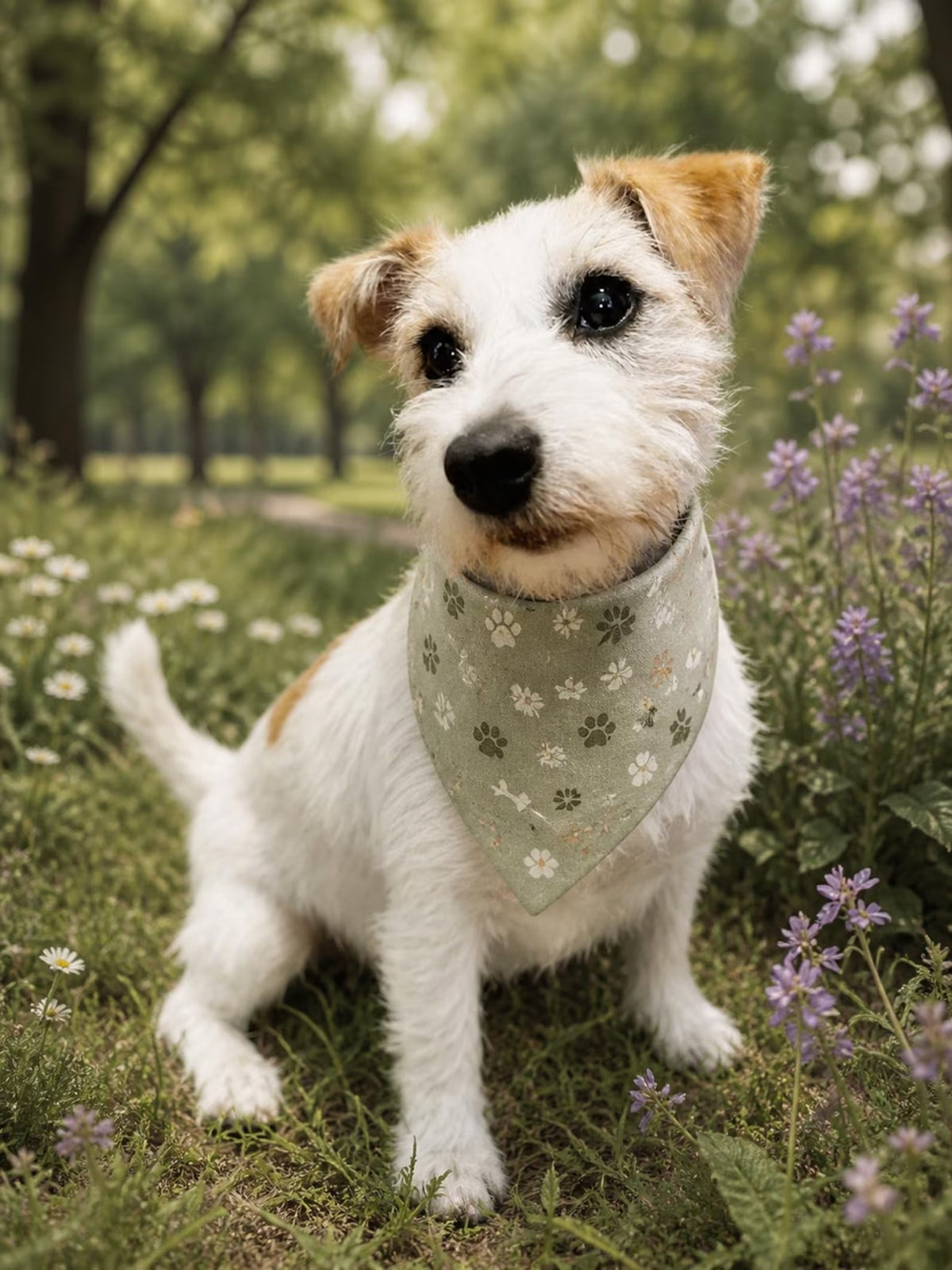 11 Sizes Dog Scrunchie Elastic Bandana Sewing Pattern PDF – XS to XXL